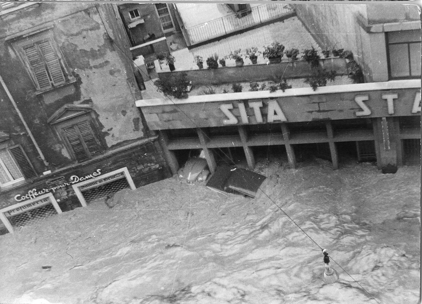 The SITA Station during the flood.